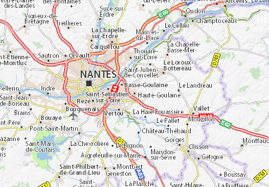 Kaart Plattegrond Haute-Goulaine