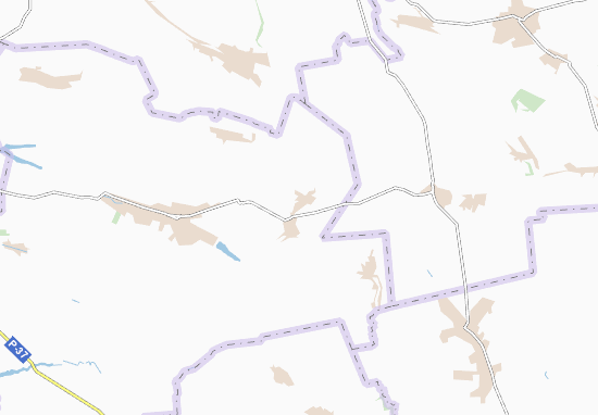 Kaart Plattegrond Verkhnii Tokmak