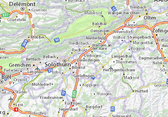 Mapa Deitingen
