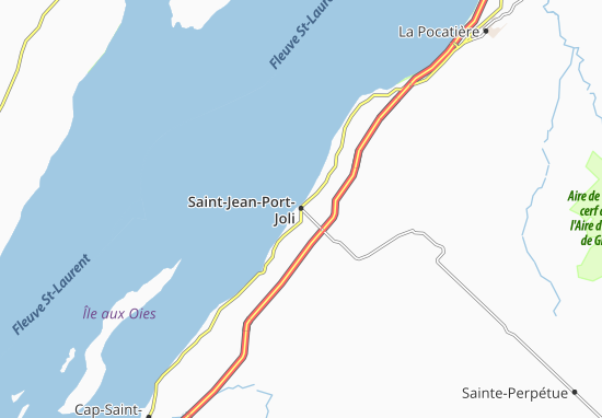 Mapa Saint-Jean-Port-Joli