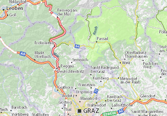 Neudorf bei Passail Map
