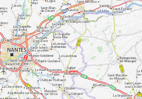 MICHELIN La Remaudière map - ViaMichelin