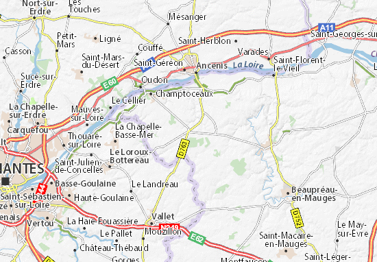 Mapa Saint-Laurent-des-Autels