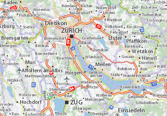 Karte Stadtplan Erlenbach