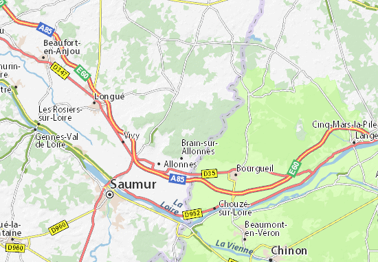 Mapa La Breille-les-Pins