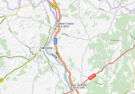 Mapa Saint-Laurent-l&#x27;Abbaye