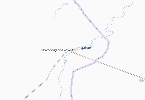 Mapa Novobogatinskoye