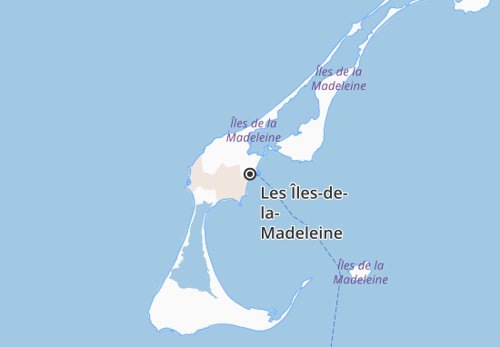 Les Îles-de-la-Madeleine Map