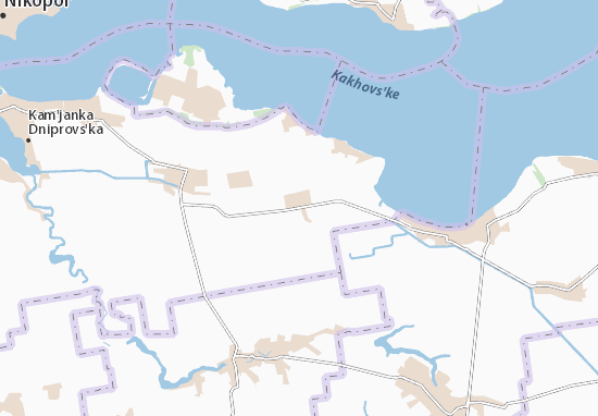 Mapa Novodniprovka