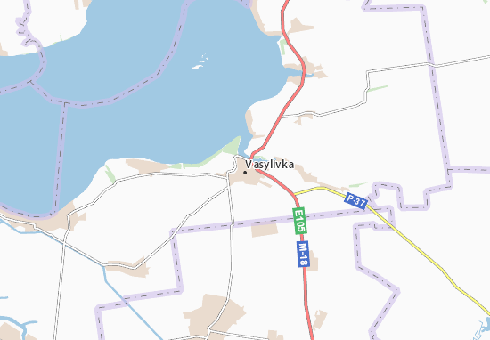 Mapa Vasylivka