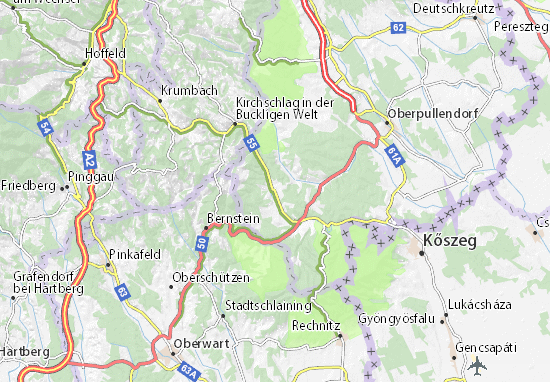 Mapa Pilgersdorf