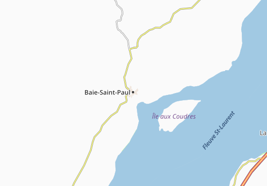 Karte Stadtplan Baie-Saint-Paul