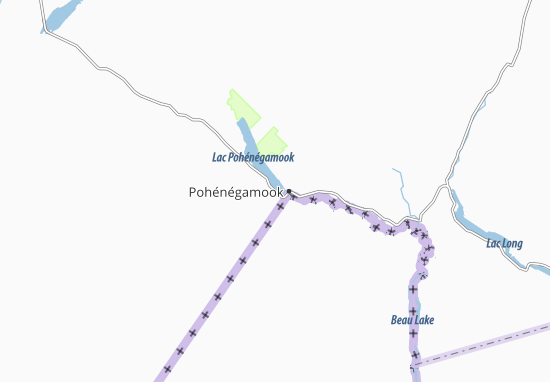 Mapa Pohénégamook