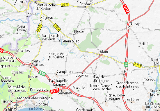 MICHELIN Saint-Omer-de-Blain map - ViaMichelin
