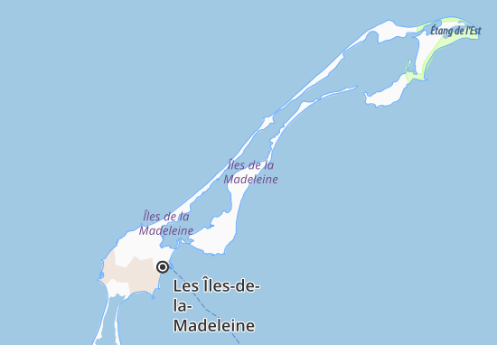 Mapa Havre-aux-Maisons