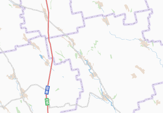 Kaart Plattegrond Andrijevo-Ivanivka
