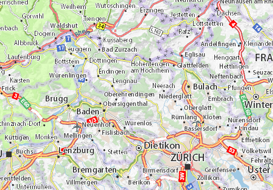 MICHELIN-Landkarte Wasen - Stadtplan Wasen - ViaMichelin
