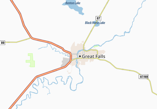 Carte-Plan Great Falls