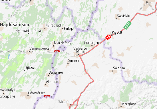 Kaart Plattegrond Valea Lui Mihai