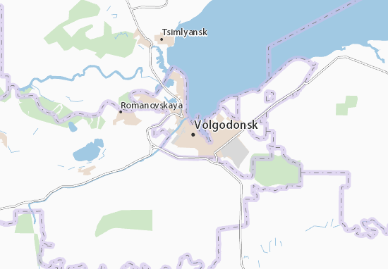 Karte Stadtplan Volgodonsk