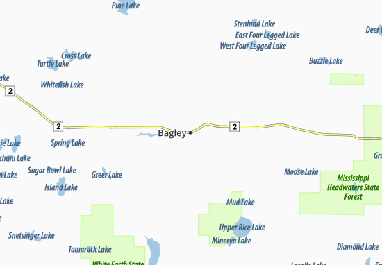 Mapa Bagley