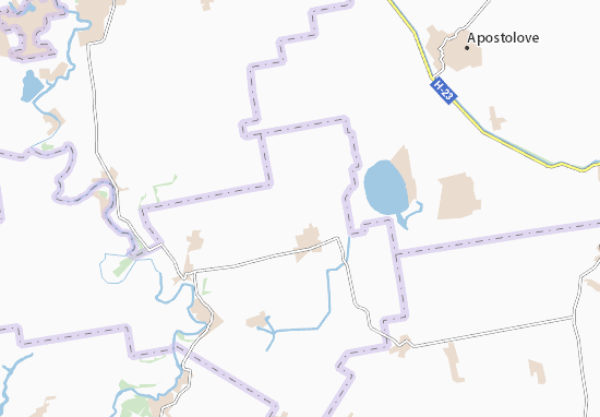 Karte Stadtplan Knyazivka