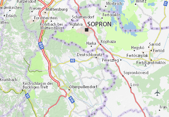 Mapa Haschendorf