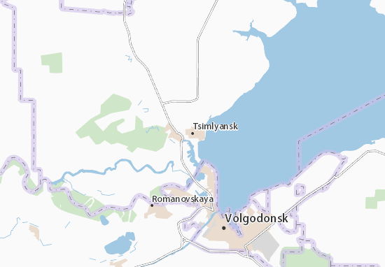 Karte Stadtplan Tsimlyansk