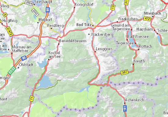MICHELIN-Landkarte Brauneck - Stadtplan Brauneck - ViaMichelin