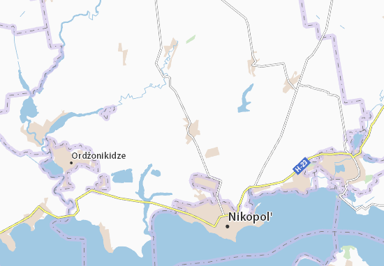 Mapa Chkalove