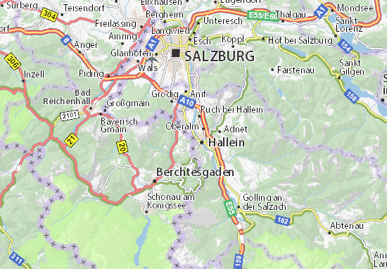 Mapa Kaltenhausen
