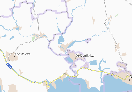 Karte Stadtplan Sholokhove