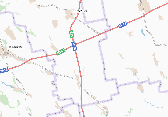 Mapa Novokarbivka