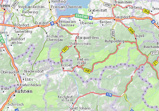 MICHELIN Oberwössen map - ViaMichelin