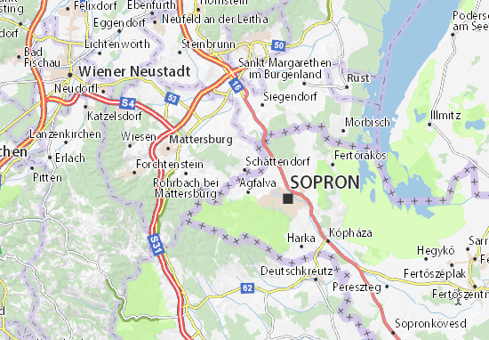 Kaart Plattegrond Schattendorf