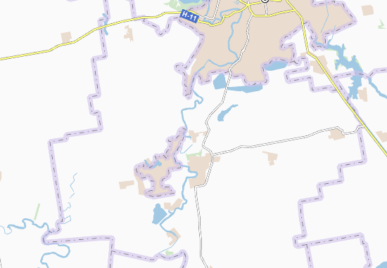 Karte Stadtplan Inhulec&#x27;