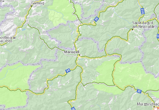 Mapa Mariazell