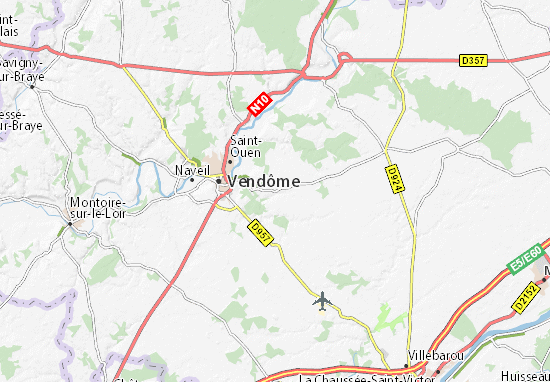 Karte Stadtplan Coulommiers-la-Tour