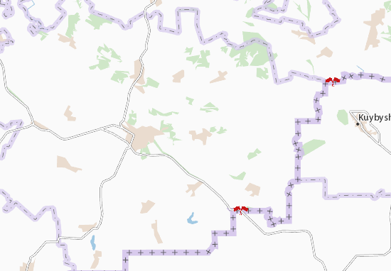 Karte Stadtplan Biloyarivka
