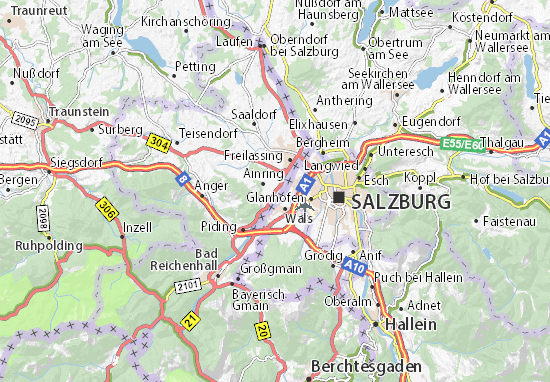 Mapa Feldkirchen