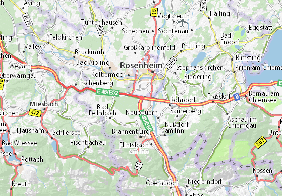 MICHELIN-Landkarte DR. Inntal - Stadtplan DR. Inntal - ViaMichelin