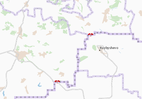 Karte Stadtplan Oleksiivs&#x27;ke