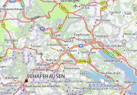 Karte Stadtplan Volkertshausen
