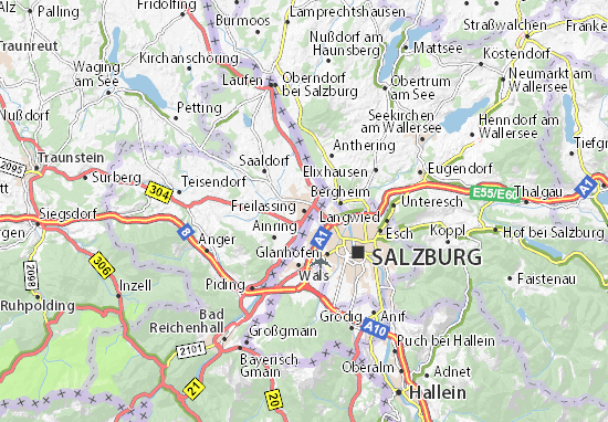 Freilassing Map