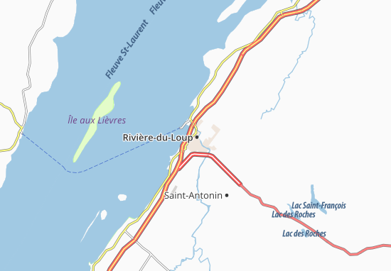 Mapa Rivière-du-Loup