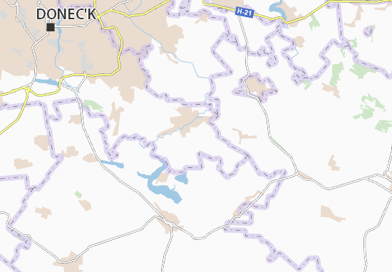 Karte Stadtplan Byryuky
