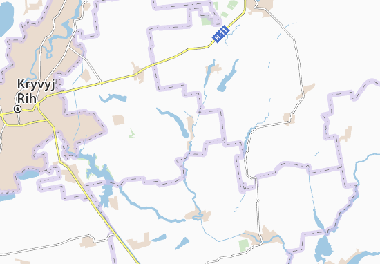 Karte Stadtplan Zlatoustivka