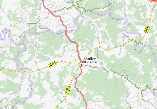 Mapa Montliot-et-Courcelles