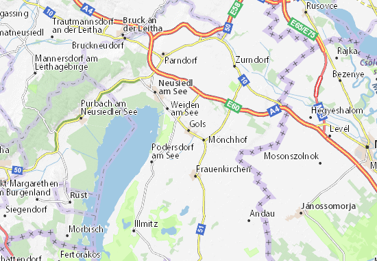 Karte Stadtplan Gols
