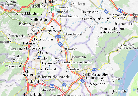 Kaart Plattegrond Wampersdorf